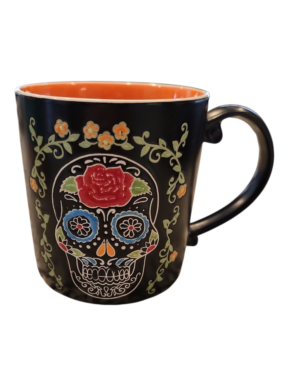 Eli + Ana "Dead Head" Sugar Skull Ceramic Oversize Mug